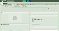 Desktop Screenshot of apemonk.deviantart.com
