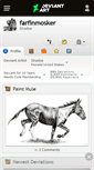 Mobile Screenshot of farfinmosker.deviantart.com