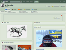 Tablet Screenshot of farfinmosker.deviantart.com