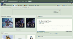 Desktop Screenshot of nn9.deviantart.com