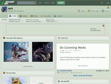 Tablet Screenshot of nn9.deviantart.com