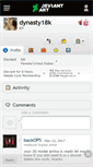 Mobile Screenshot of dynasty18k.deviantart.com