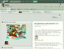 Tablet Screenshot of hukkis.deviantart.com