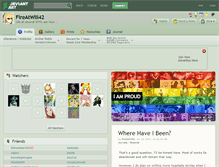Tablet Screenshot of fireatwill42.deviantart.com