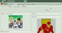 Desktop Screenshot of belegurx.deviantart.com