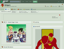 Tablet Screenshot of belegurx.deviantart.com