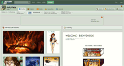 Desktop Screenshot of makykaos.deviantart.com