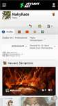Mobile Screenshot of makykaos.deviantart.com