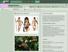 Tablet Screenshot of fangirlshorde.deviantart.com