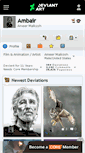 Mobile Screenshot of ambair.deviantart.com