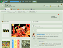 Tablet Screenshot of gimprints.deviantart.com