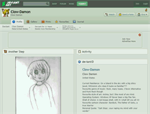 Tablet Screenshot of clow-damon.deviantart.com