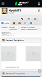 Mobile Screenshot of kiyoaki75.deviantart.com