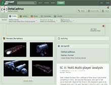 Tablet Screenshot of deltacadimus.deviantart.com