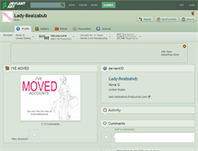 Tablet Screenshot of lady-bealzabub.deviantart.com