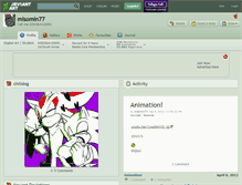 Tablet Screenshot of misomin77.deviantart.com