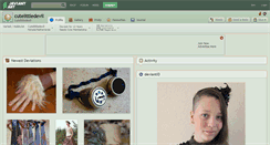 Desktop Screenshot of cutelittledevil.deviantart.com