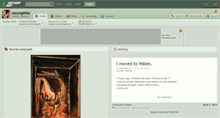 Desktop Screenshot of necrophile.deviantart.com