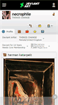 Mobile Screenshot of necrophile.deviantart.com