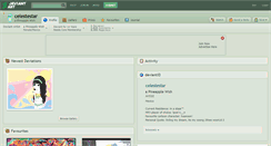 Desktop Screenshot of celestestar.deviantart.com