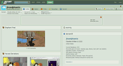Desktop Screenshot of jinxedphoenix.deviantart.com