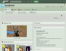 Tablet Screenshot of jinxedphoenix.deviantart.com