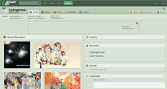 Desktop Screenshot of hydrogenesis.deviantart.com