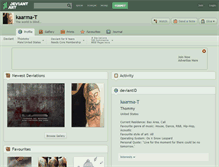 Tablet Screenshot of kaarma-t.deviantart.com