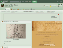 Tablet Screenshot of jester-of-the-clown.deviantart.com