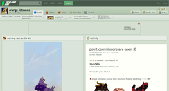 Desktop Screenshot of orange-kitsunee.deviantart.com
