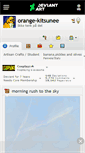 Mobile Screenshot of orange-kitsunee.deviantart.com