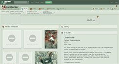 Desktop Screenshot of conemonster.deviantart.com