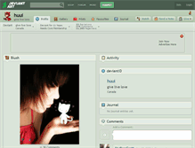 Tablet Screenshot of huui.deviantart.com