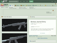 Tablet Screenshot of eod19.deviantart.com