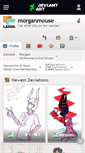 Mobile Screenshot of morganmouse.deviantart.com