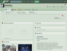 Tablet Screenshot of photomice.deviantart.com