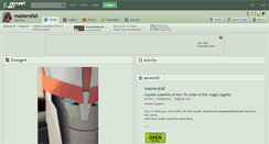 Desktop Screenshot of masterofall.deviantart.com