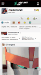 Mobile Screenshot of masterofall.deviantart.com