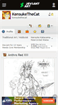 Mobile Screenshot of kensukethecat.deviantart.com