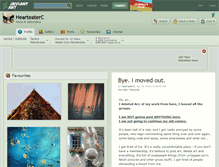 Tablet Screenshot of hearteaterc.deviantart.com