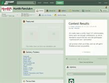 Tablet Screenshot of huntik-fanclub.deviantart.com