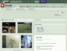 Tablet Screenshot of millywiggz.deviantart.com
