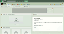 Desktop Screenshot of ffviii.deviantart.com