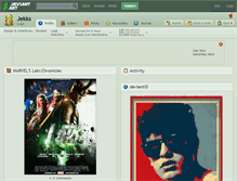 Tablet Screenshot of jekks.deviantart.com