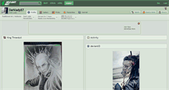 Desktop Screenshot of darklady87.deviantart.com