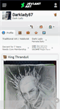 Mobile Screenshot of darklady87.deviantart.com