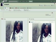 Tablet Screenshot of mangust.deviantart.com