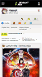Mobile Screenshot of nasnet.deviantart.com