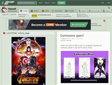 Tablet Screenshot of nasnet.deviantart.com