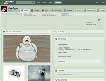 Tablet Screenshot of isleofyew.deviantart.com